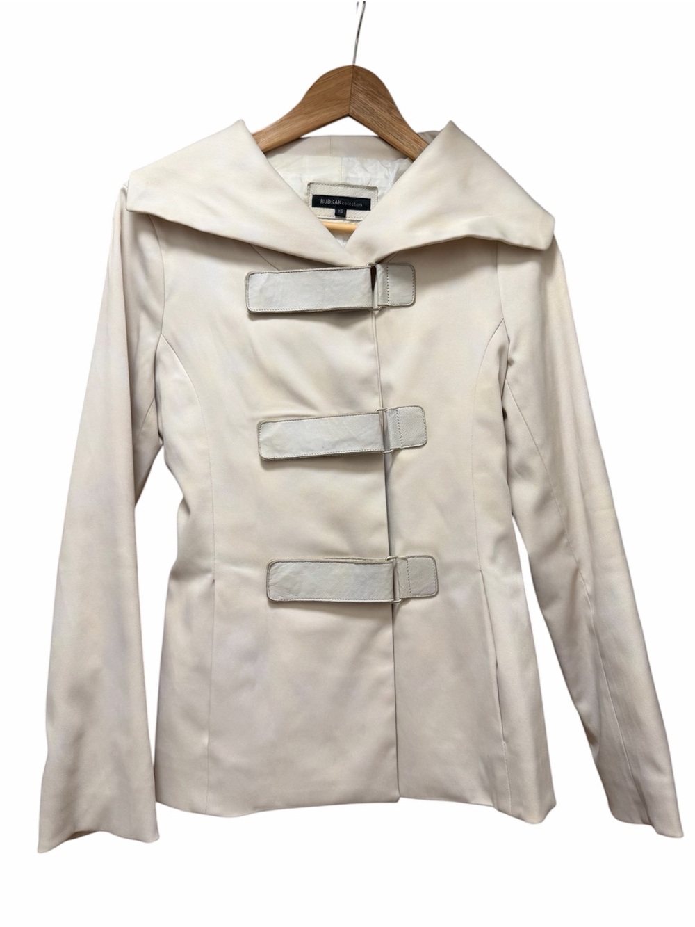 RUDSAK Cream Toggle-Front Pea Coat - Make an Offer